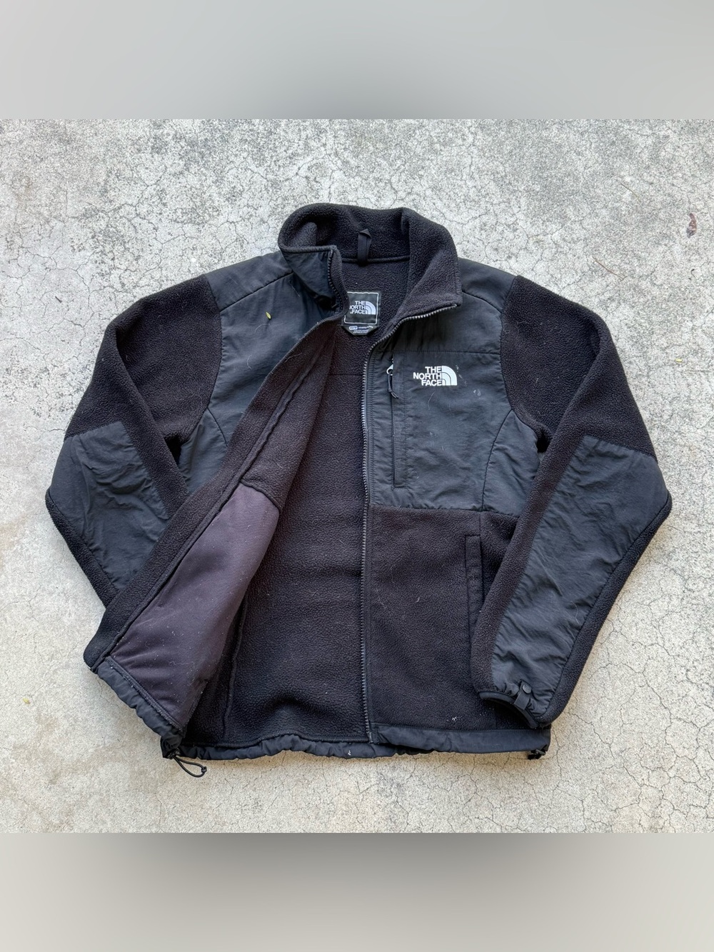 The North Face Denali Fleece Full Zip Sweater Jacket Black Womens  XS